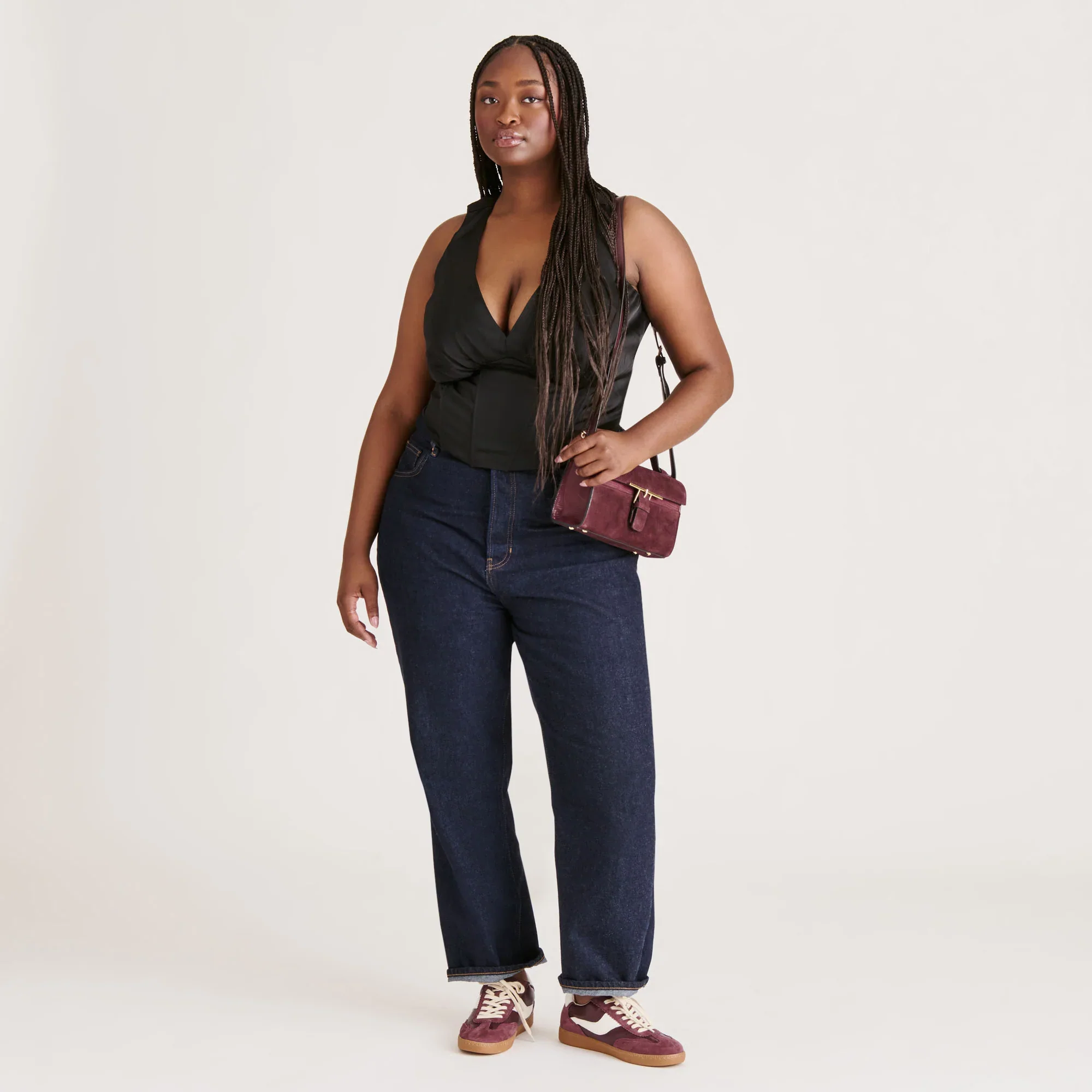 ZANNONE BURGUNDY SUEDE - Image 8