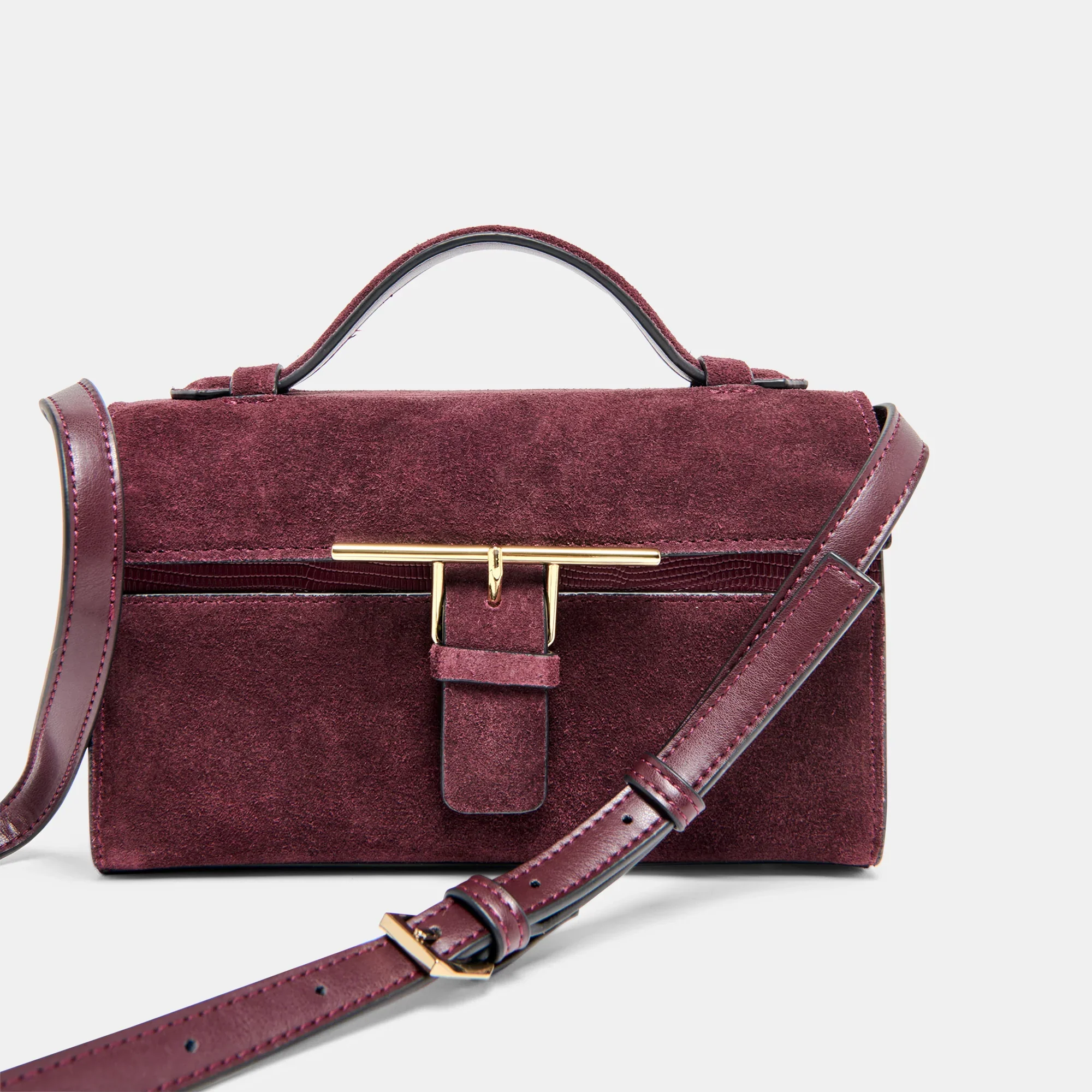 ZANNONE BURGUNDY SUEDE - Image 9